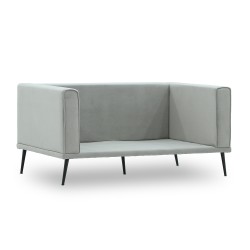 Sofa HOBEL ARMANDO 2 STR BLACK 20/ GREY LEONARDO 14 (1) 