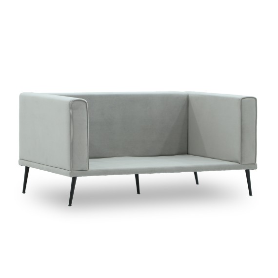 Диван HOBEL ARMANDO 2 STR BLACK 20/ GREY LEONARDO 14 (1) 