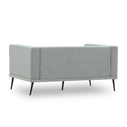 Sofa HOBEL ARMANDO 2 STR BLACK 20/ GREY LEONARDO 14 (1) 