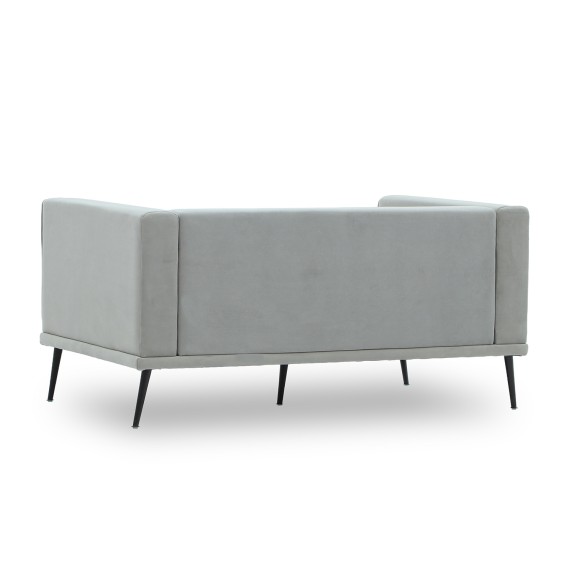 Диван HOBEL ARMANDO 2 STR BLACK 20/ GREY LEONARDO 14 (1) 