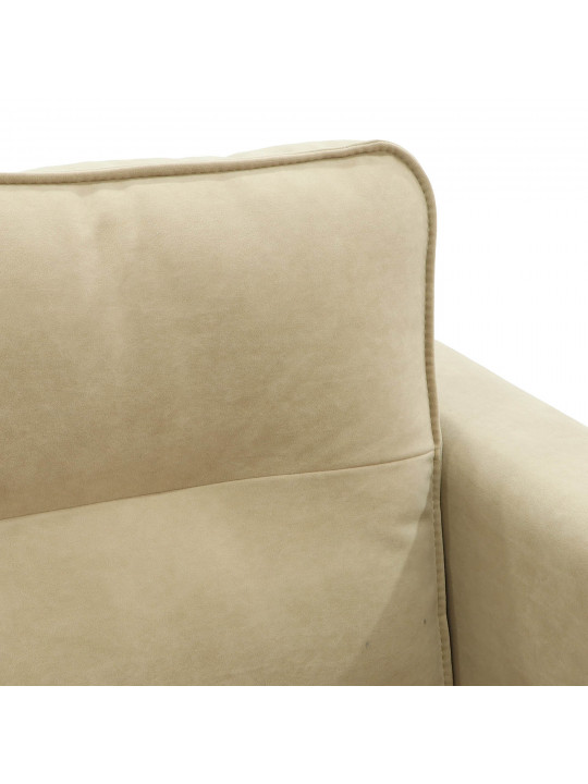 Sofa HOBEL ARMANDO 2 STR CHROM 20SM/CREAM LEONARDO 3 (1) 