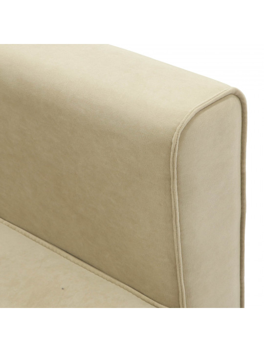 Sofa HOBEL ARMANDO 2 STR CHROM 20SM/CREAM LEONARDO 3 (1) 
