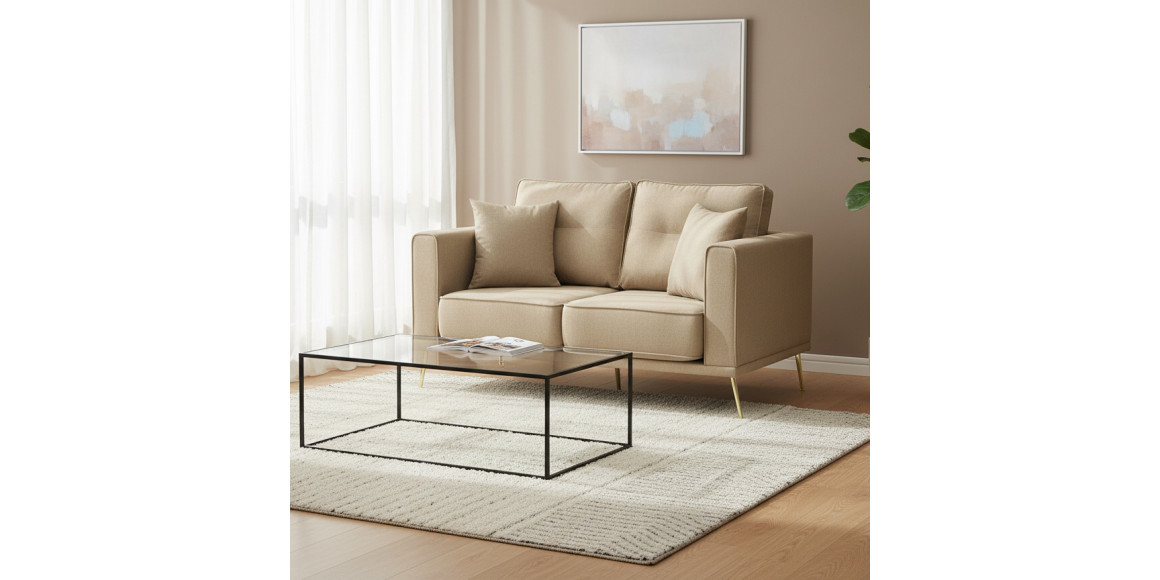 Sofa HOBEL ARMANDO 2 STR GOLD 18SM/BEIGE SCANDI 4 (1) 