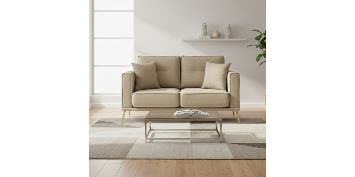 Sofa HOBEL ARMANDO 2 STR GOLD 20SM/BEIGE SCANDI 4 (1) 