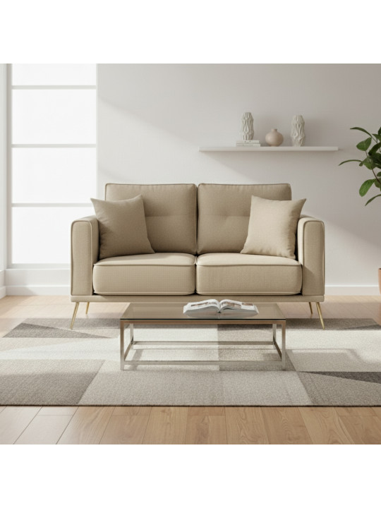 Sofa HOBEL ARMANDO 2 STR GOLD 20SM/BEIGE SCANDI 4 (1) 
