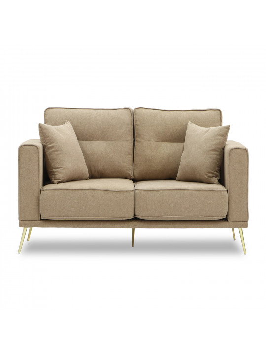 Диван HOBEL ARMANDO 2 STR GOLD 20SM/BEIGE SCANDI 4 (1) 