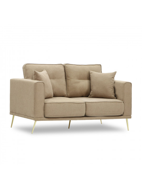 Диван HOBEL ARMANDO 2 STR GOLD 20SM/BEIGE SCANDI 4 (1) 