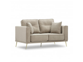 Բազմոց HOBEL ARMANDO 2 STR GOLD 20SM/CAPPUCCINO LEONARDO 4 (1) 