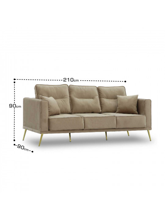Sofa HOBEL ARMANDO 3 CAPPICCINO CATALANA 4 (1) 