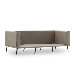 Диван HOBEL ARMANDO 3 STR BLACK 20/ CAPPUCCINO LEONARDO 5 (1) 