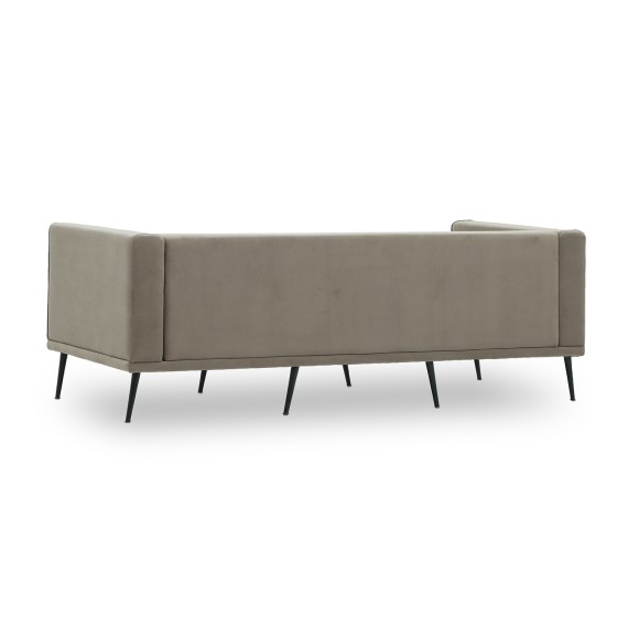 Բազմոց HOBEL ARMANDO 3 STR BLACK 20/ CAPPUCCINO LEONARDO 5 (1) 
