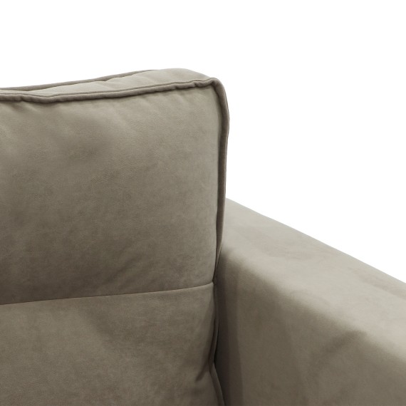 Բազմոց HOBEL ARMANDO 3 STR BLACK 20/ CAPPUCCINO LEONARDO 5 (1) 