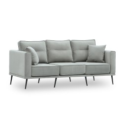 Диван HOBEL ARMANDO 3 STR BLACK 20/ GREY LEONARDO 14 (1) 