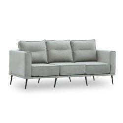 Диван HOBEL ARMANDO 3 STR BLACK 20/ GREY LEONARDO 14 (1) 