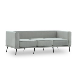 Диван HOBEL ARMANDO 3 STR BLACK 20/ GREY LEONARDO 14 (1) 