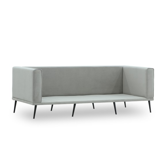Բազմոց HOBEL ARMANDO 3 STR BLACK 20/ GREY LEONARDO 14 (1) 