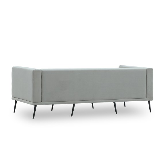Բազմոց HOBEL ARMANDO 3 STR BLACK 20/ GREY LEONARDO 14 (1) 