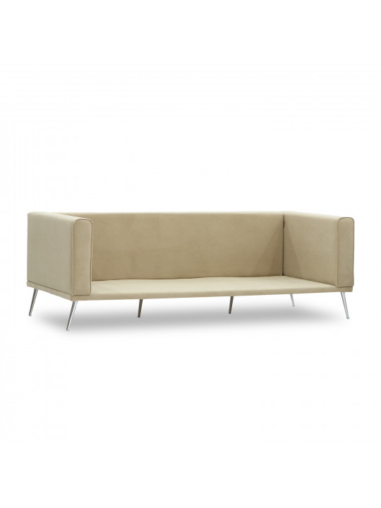 Диван HOBEL ARMANDO 3 STR CHROM 20SM/CREAM LEONARDO 3 (1) 