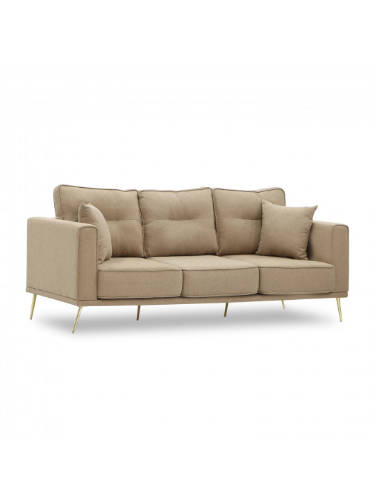 Диван HOBEL ARMANDO 3 STR GOLD 18SM/BEIGE SCANDI 4 (1) 