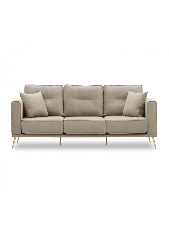 Диван HOBEL ARMANDO 3 STR GOLD 20SM/CAPPUCCINO LEONARDO 4 (1) 
