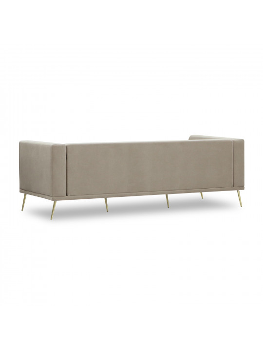 Диван HOBEL ARMANDO 3 STR GOLD 20SM/CAPPUCCINO LEONARDO 4 (1) 