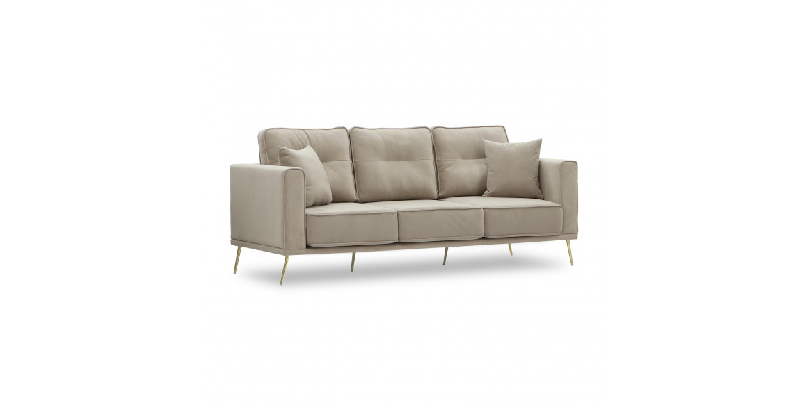 Sofa HOBEL ARMANDO 3 STR GOLD 20SM/CAPPUCCINO LEONARDO 4 (1) 