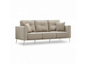 Диван HOBEL ARMANDO 3 STR GOLD 20SM/CAPPUCCINO LEONARDO 4 (1) 