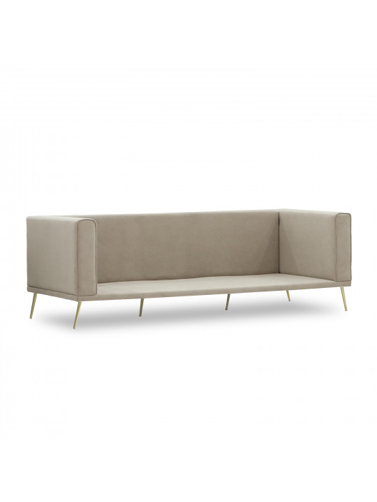 Диван HOBEL ARMANDO 3 STR GOLD 20SM/CAPPUCCINO LEONARDO 4 (1) 