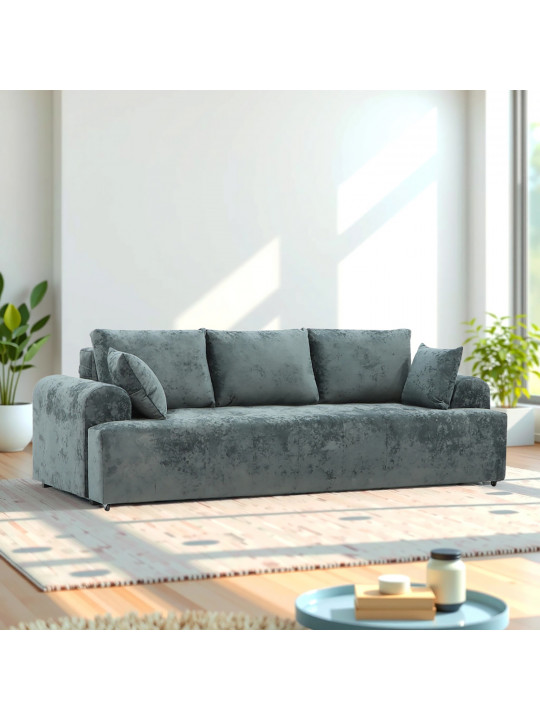 Sofa HOBEL BARON DARK GREY MONACO 15/ NIAGARA LIGHT GREY (3) 