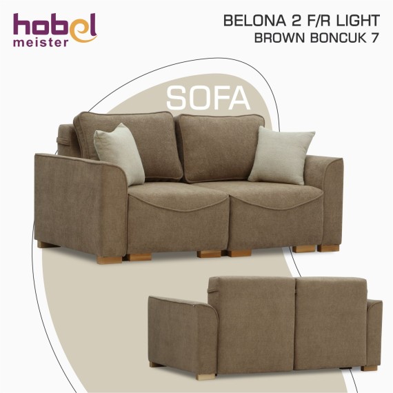 Sofa HOBEL BELONA 2 F/R LIGHT BROWN BONCUK 7 (5) 