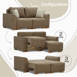 Диван HOBEL BELONA 2 F/R LIGHT BROWN BONCUK 7 (5) 
