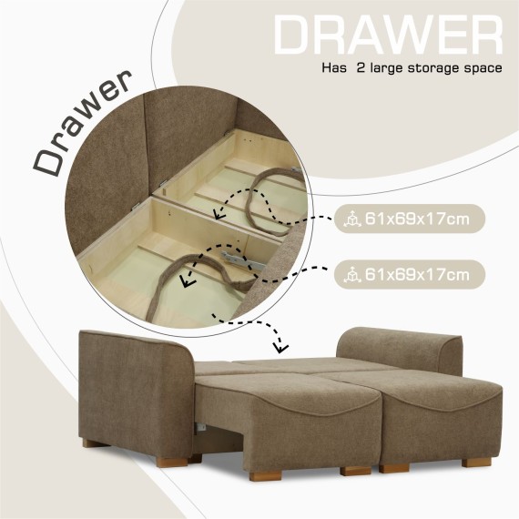 Sofa HOBEL BELONA 2 F/R LIGHT BROWN BONCUK 7 (5) 