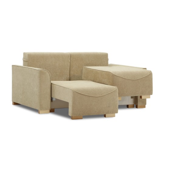 Sofa HOBEL BELONA 2 STR LIGHT BROWN BONCUK 6/CREAM INFINITY 103 (5) 