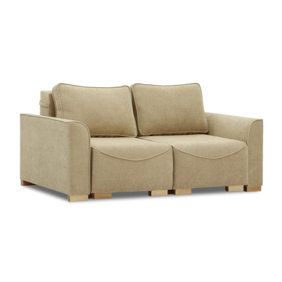 Sofa HOBEL BELONA 2 STR LIGHT BROWN BONCUK 6/CREAM INFINITY 103 (5) 