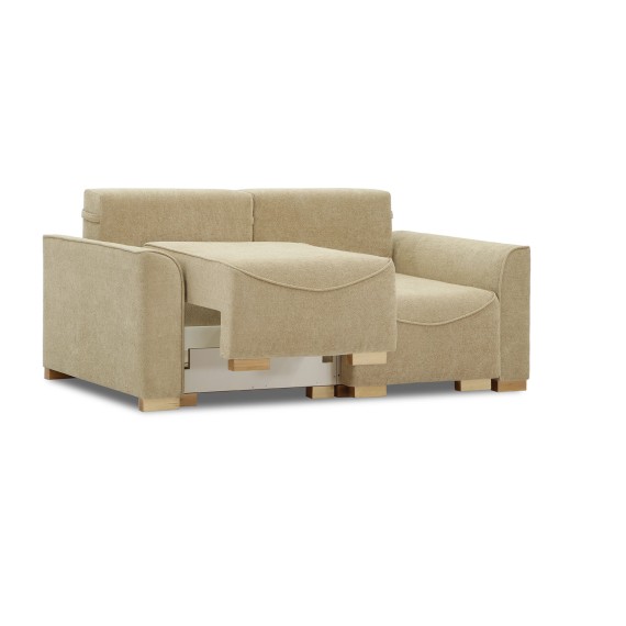 Sofa HOBEL BELONA 2 STR LIGHT BROWN BONCUK 6/CREAM INFINITY 103 (5) 