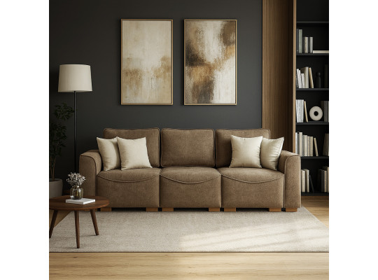 Sofa HOBEL BELONA 3 F/R LIGHT BROWN BONCUK 7 (7) 