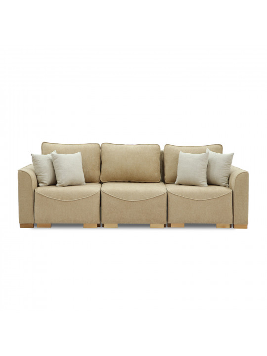 Բազմոց HOBEL BELONA 3 STR LIGHT BROWN BONCUK 6/CREAM INFINITY 103 (7) 