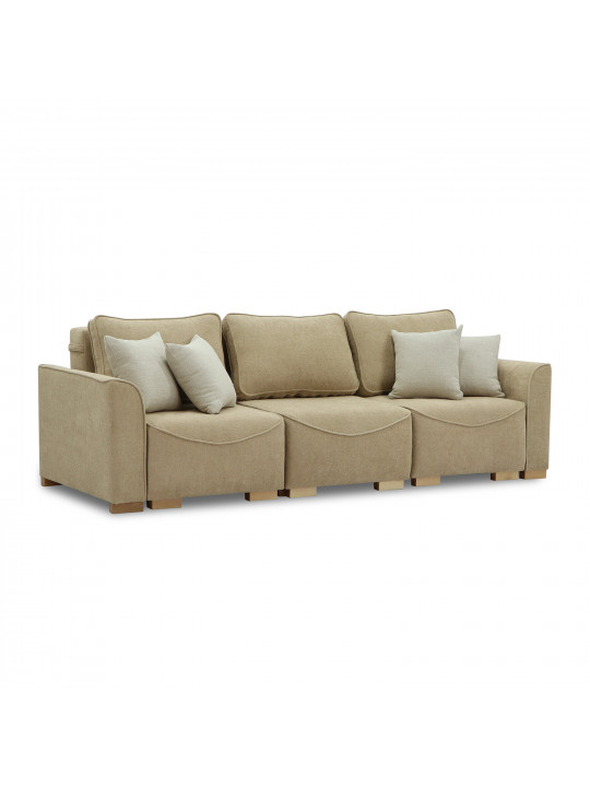 Բազմոց HOBEL BELONA 3 STR LIGHT BROWN BONCUK 6/CREAM INFINITY 103 (7) 