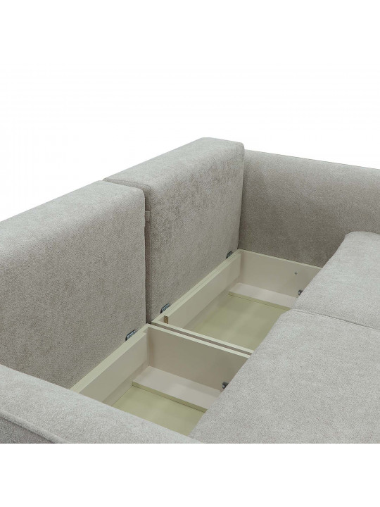 Sofa HOBEL BELONA LUXE 2 CREAM BONCUK 4/ BROWN SHO 599-2 (5) 