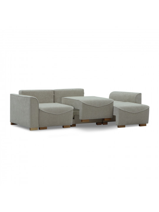 Sofa HOBEL BELONA LUXE 3 CREAM BONCUK 4/ BROWN SHO 599-2 (7) 