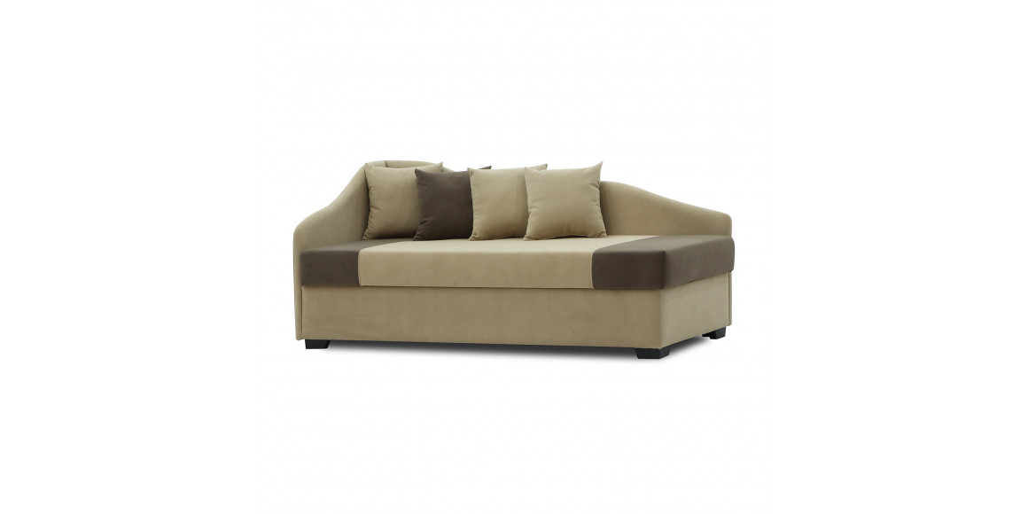 Sofa HOBEL BIG-BEN BEIGE LEONARDO 03/ DARK BROWN LEONARDO 06 L (2) 