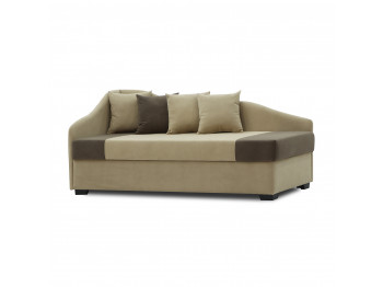 Sofa HOBEL BIG-BEN BEIGE LEONARDO 03/ DARK BROWN LEONARDO 06 L (2) 