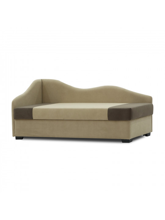 Sofa HOBEL BIG-BEN BEIGE LEONARDO 03/ DARK BROWN LEONARDO 06 L (2) 