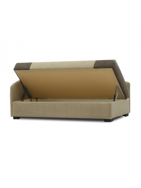Sofa HOBEL BIG-BEN BEIGE LEONARDO 03/ DARK BROWN LEONARDO 06 L (2) 