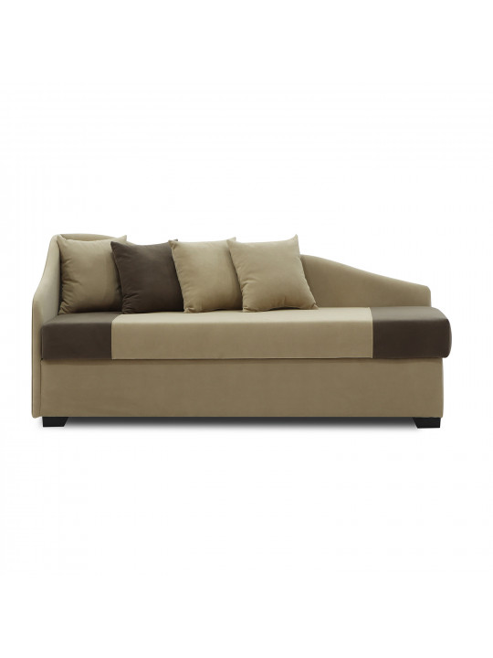 Sofa HOBEL BIG-BEN BEIGE LEONARDO 03/ DARK BROWN LEONARDO 06 L (2) 