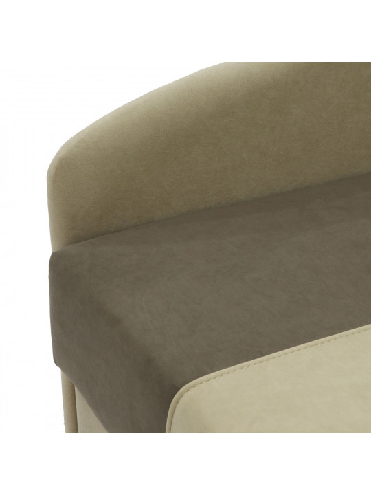 Sofa HOBEL BIG-BEN BEIGE LEONARDO 03/ DARK BROWN LEONARDO 06 L (2) 