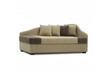 Բազմոց HOBEL BIG-BEN BEIGE LEONARDO 03/ DARK BROWN LEONARDO 06 R (2) 
