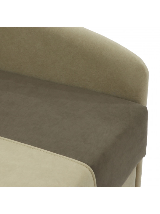 Բազմոց HOBEL BIG-BEN BEIGE LEONARDO 03/ DARK BROWN LEONARDO 06 R (2) 