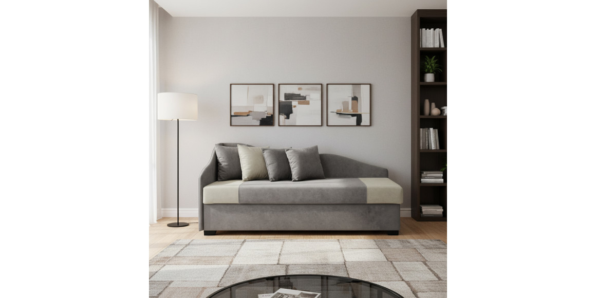 Բազմոց HOBEL BIG-BEN CAPPUCCINO JAGUAR 6/ CREAM JAGUAR 3 L (2) 