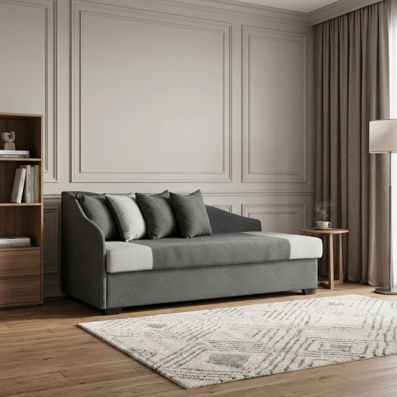 Sofa HOBEL BIG-BEN F/R DARK GREY SCANDI 22/ LIGHT GREY SCANDI 17 L (2) 